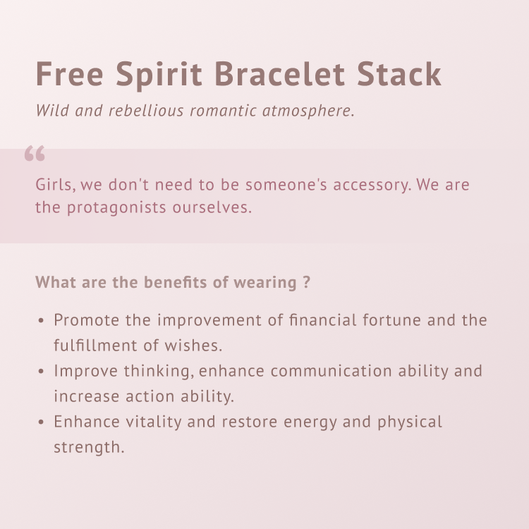 Free spirit Bracelet Stack